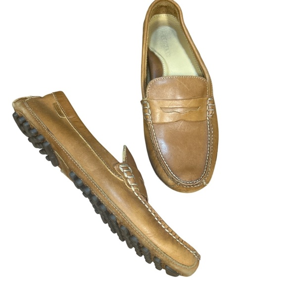 Cole Haan Other - Cole Haan Men’s Tan Leather Driving Loafers Size 9.5 | Classic Penny Moc